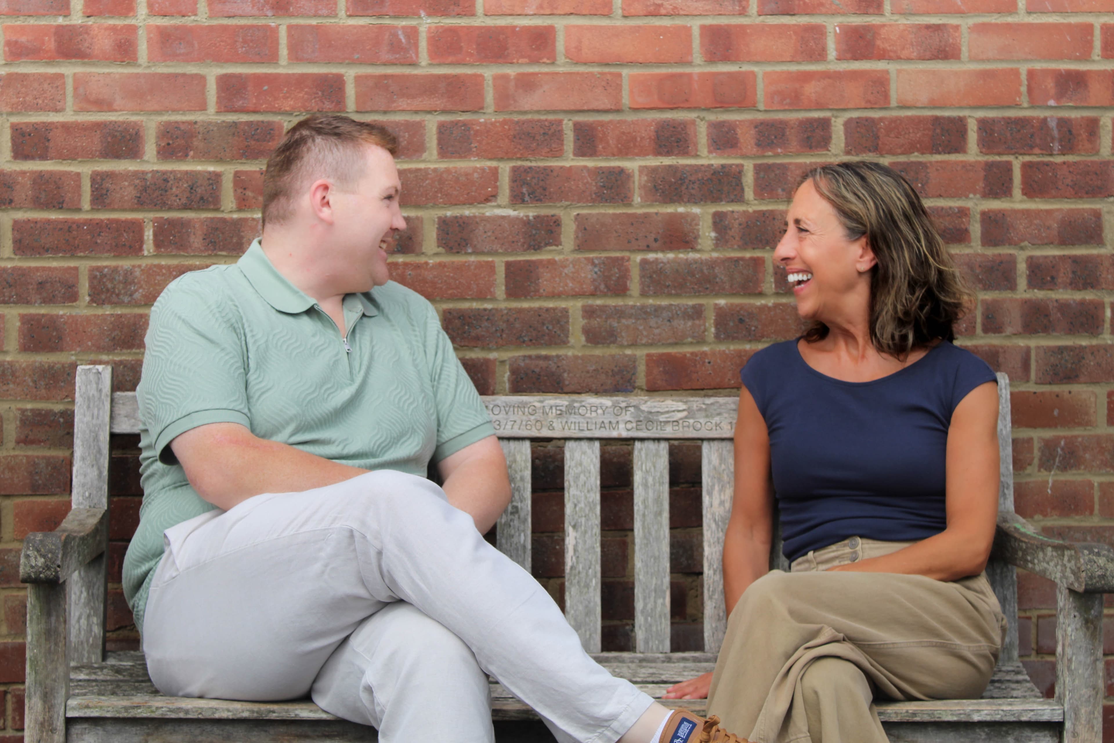 Adam and Michela in conversation